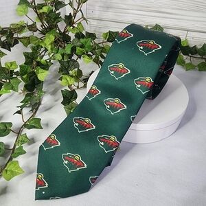 NHL Minnesota Wild Hockey Classic Logo Men's Tie